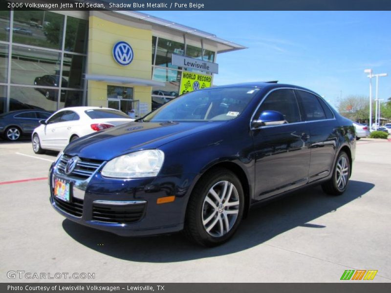 Shadow Blue Metallic / Pure Beige 2006 Volkswagen Jetta TDI Sedan