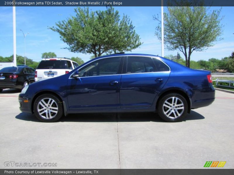 Shadow Blue Metallic / Pure Beige 2006 Volkswagen Jetta TDI Sedan