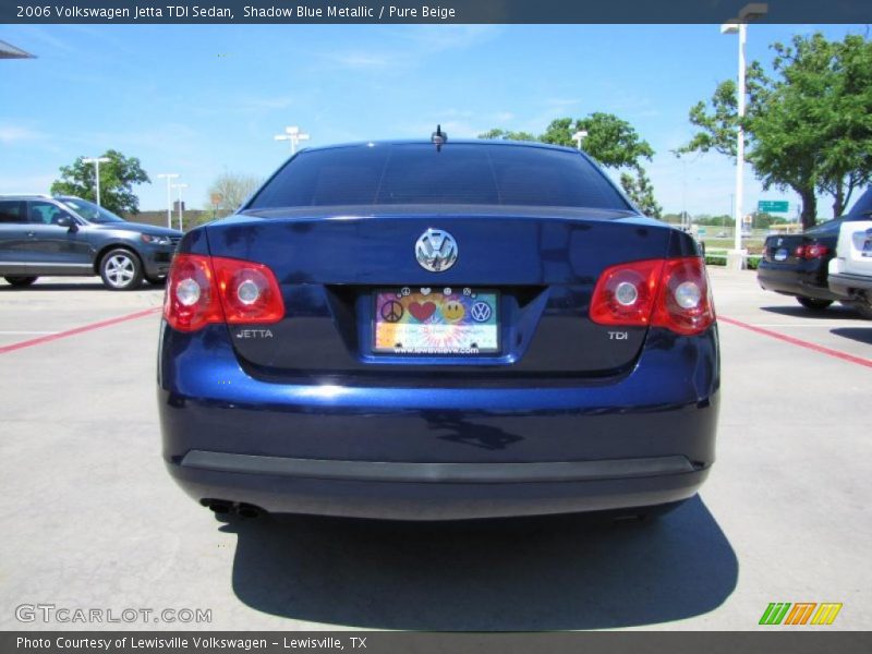 Shadow Blue Metallic / Pure Beige 2006 Volkswagen Jetta TDI Sedan