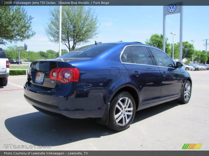 Shadow Blue Metallic / Pure Beige 2006 Volkswagen Jetta TDI Sedan