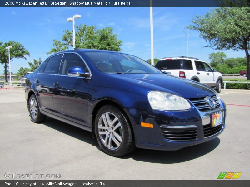 Shadow Blue Metallic / Pure Beige 2006 Volkswagen Jetta TDI Sedan