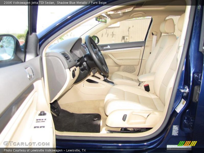 Shadow Blue Metallic / Pure Beige 2006 Volkswagen Jetta TDI Sedan
