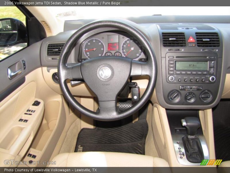 Shadow Blue Metallic / Pure Beige 2006 Volkswagen Jetta TDI Sedan