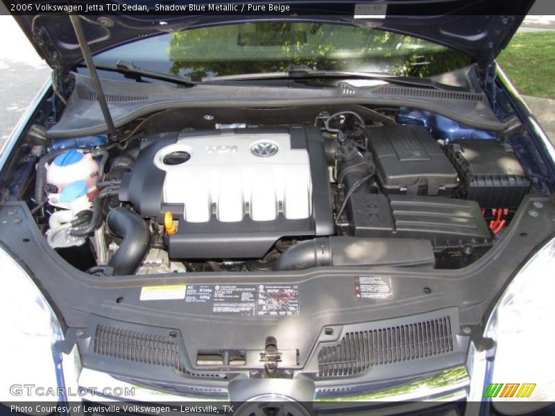  2006 Jetta TDI Sedan Engine - 1.9L TDI SOHC 8V Turbo-Diesel 4 Cylinder