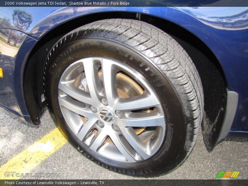 Shadow Blue Metallic / Pure Beige 2006 Volkswagen Jetta TDI Sedan