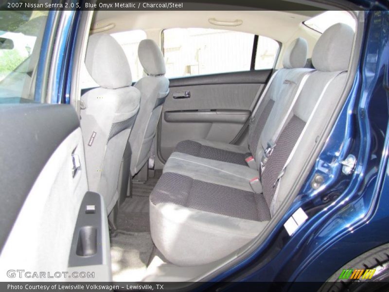 Blue Onyx Metallic / Charcoal/Steel 2007 Nissan Sentra 2.0 S