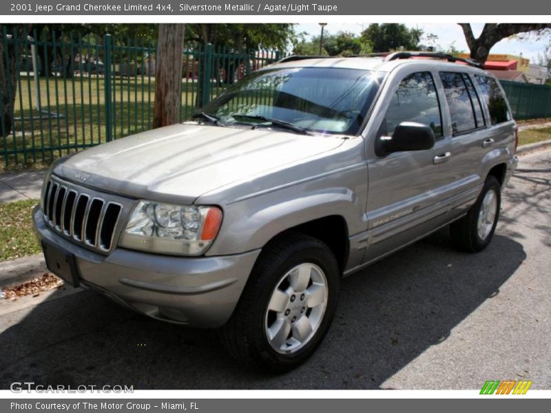 Silverstone Metallic / Agate/Light Taupe 2001 Jeep Grand Cherokee Limited 4x4