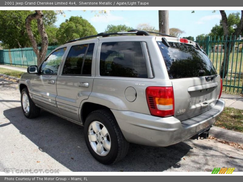 Silverstone Metallic / Agate/Light Taupe 2001 Jeep Grand Cherokee Limited 4x4