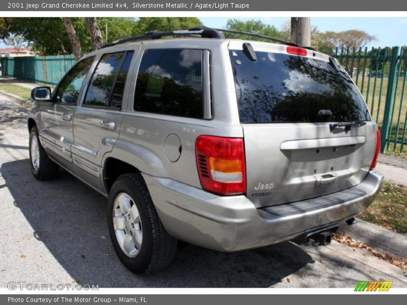 Silverstone Metallic / Agate/Light Taupe 2001 Jeep Grand Cherokee Limited 4x4