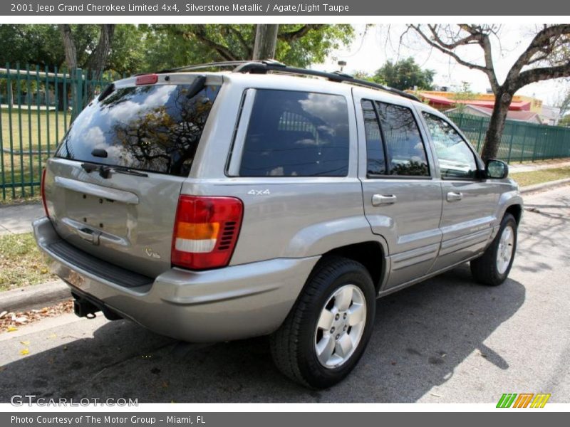 Silverstone Metallic / Agate/Light Taupe 2001 Jeep Grand Cherokee Limited 4x4