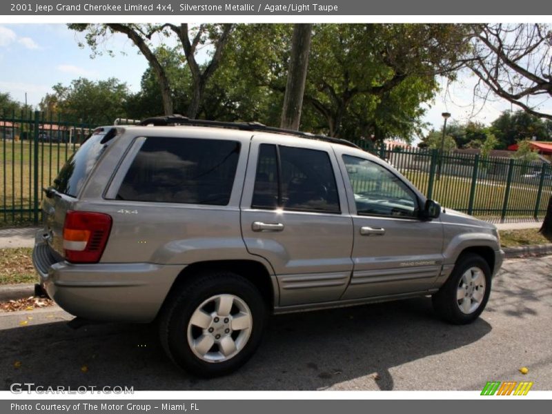 Silverstone Metallic / Agate/Light Taupe 2001 Jeep Grand Cherokee Limited 4x4