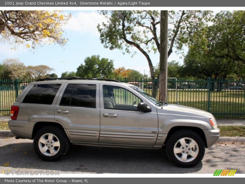 Silverstone Metallic / Agate/Light Taupe 2001 Jeep Grand Cherokee Limited 4x4
