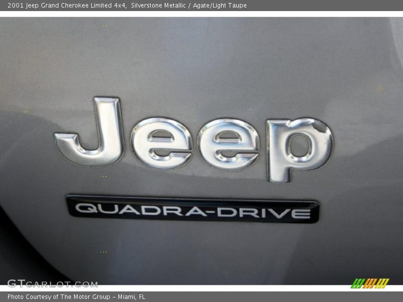 Silverstone Metallic / Agate/Light Taupe 2001 Jeep Grand Cherokee Limited 4x4