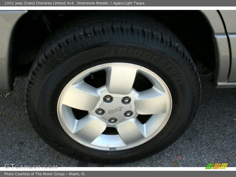 Silverstone Metallic / Agate/Light Taupe 2001 Jeep Grand Cherokee Limited 4x4