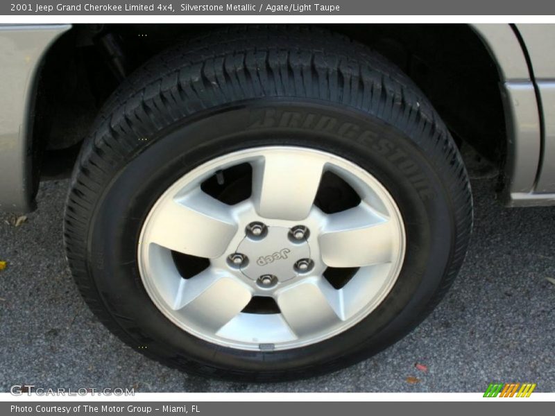 Silverstone Metallic / Agate/Light Taupe 2001 Jeep Grand Cherokee Limited 4x4