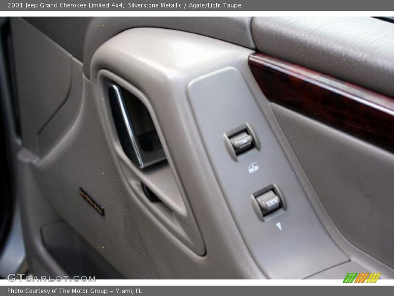 Silverstone Metallic / Agate/Light Taupe 2001 Jeep Grand Cherokee Limited 4x4