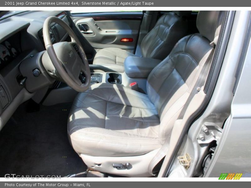 Silverstone Metallic / Agate/Light Taupe 2001 Jeep Grand Cherokee Limited 4x4