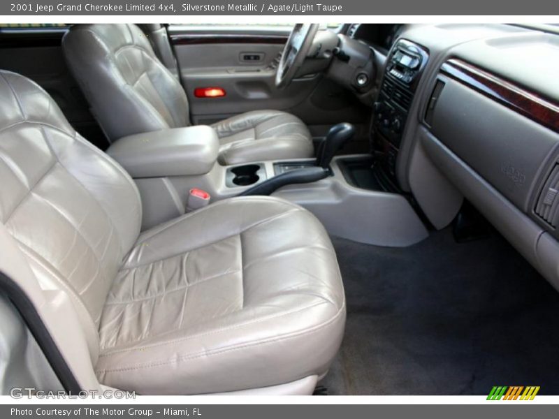 Silverstone Metallic / Agate/Light Taupe 2001 Jeep Grand Cherokee Limited 4x4