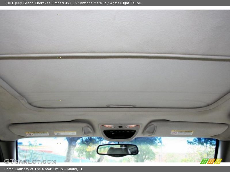 Silverstone Metallic / Agate/Light Taupe 2001 Jeep Grand Cherokee Limited 4x4