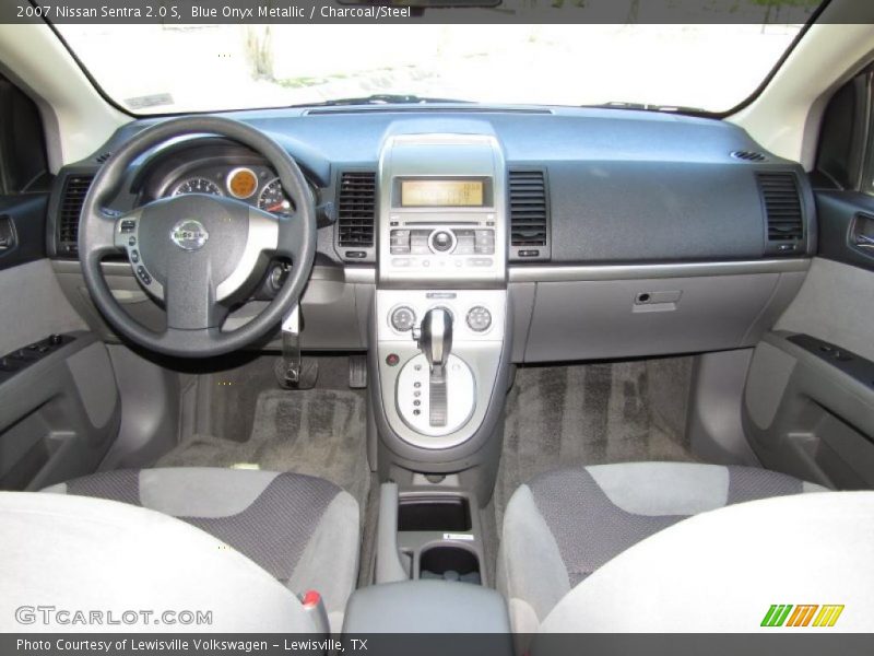 Blue Onyx Metallic / Charcoal/Steel 2007 Nissan Sentra 2.0 S