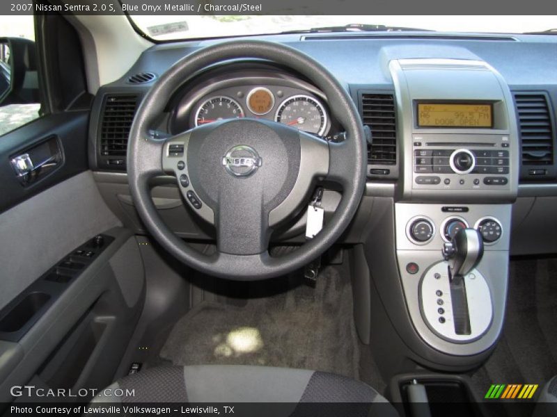 Blue Onyx Metallic / Charcoal/Steel 2007 Nissan Sentra 2.0 S