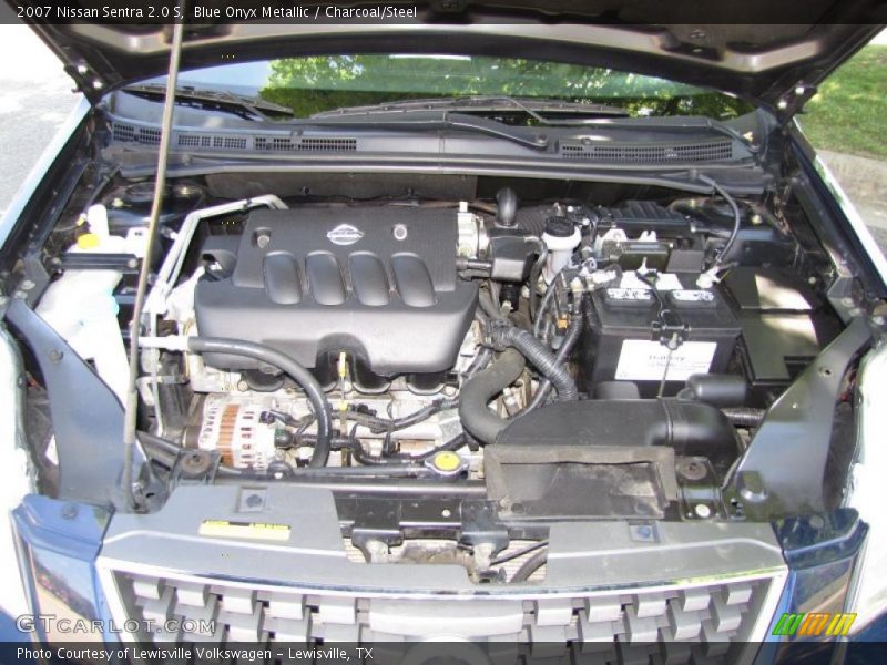 Blue Onyx Metallic / Charcoal/Steel 2007 Nissan Sentra 2.0 S