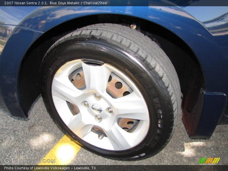 Blue Onyx Metallic / Charcoal/Steel 2007 Nissan Sentra 2.0 S