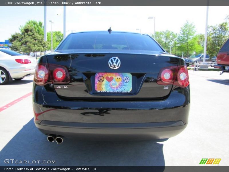 Black / Anthracite Black 2008 Volkswagen Jetta SE Sedan