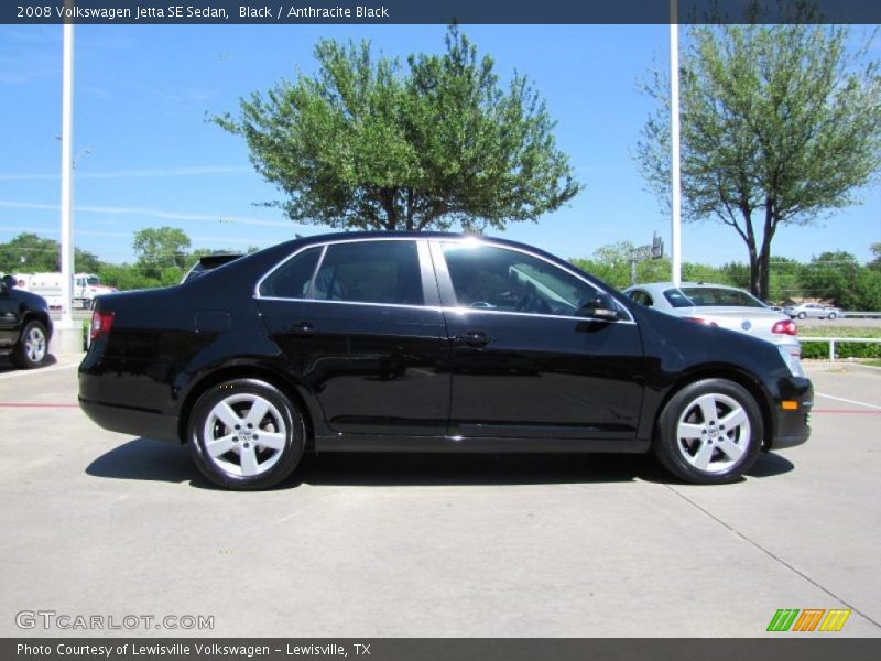 Black / Anthracite Black 2008 Volkswagen Jetta SE Sedan