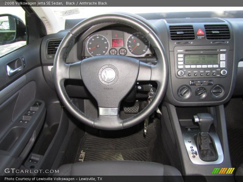 Black / Anthracite Black 2008 Volkswagen Jetta SE Sedan