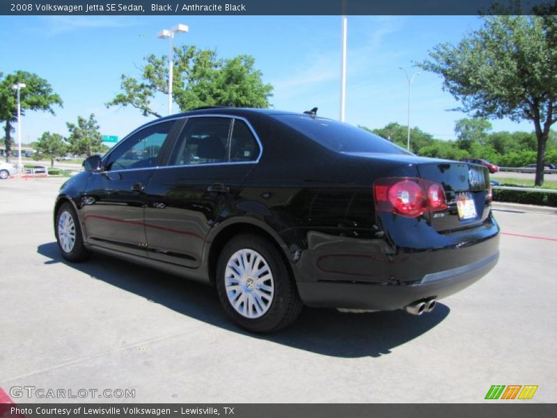 Black / Anthracite Black 2008 Volkswagen Jetta SE Sedan