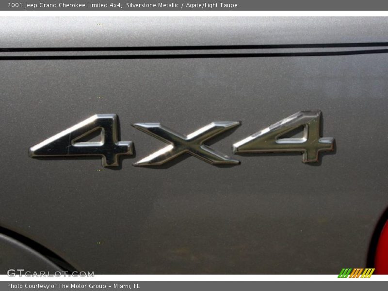 Silverstone Metallic / Agate/Light Taupe 2001 Jeep Grand Cherokee Limited 4x4