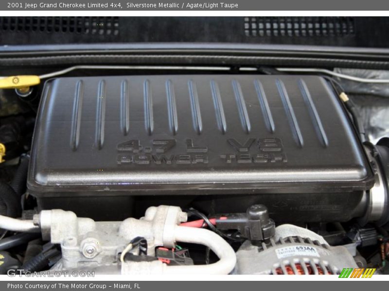 Silverstone Metallic / Agate/Light Taupe 2001 Jeep Grand Cherokee Limited 4x4