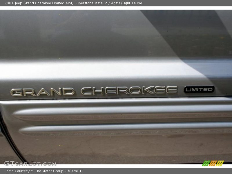 Silverstone Metallic / Agate/Light Taupe 2001 Jeep Grand Cherokee Limited 4x4