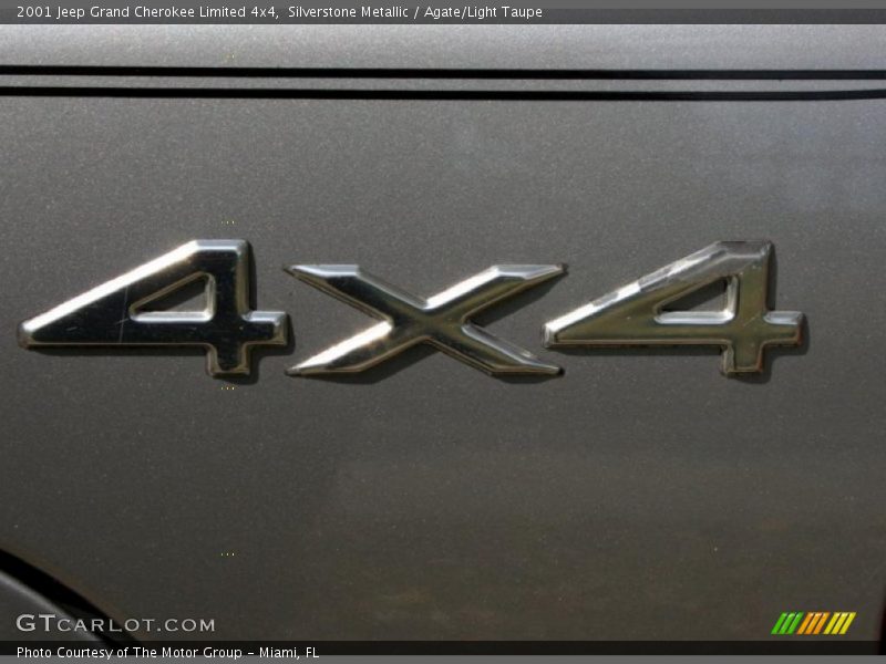 Silverstone Metallic / Agate/Light Taupe 2001 Jeep Grand Cherokee Limited 4x4