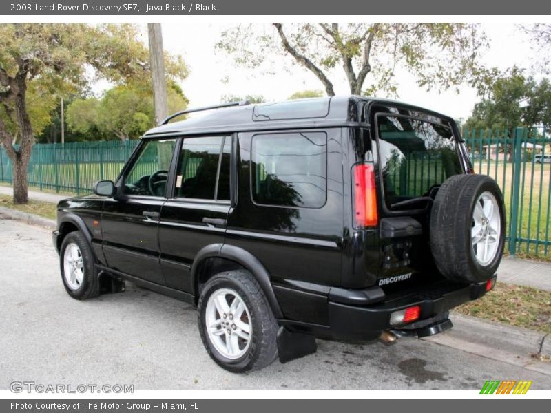 Java Black / Black 2003 Land Rover Discovery SE7