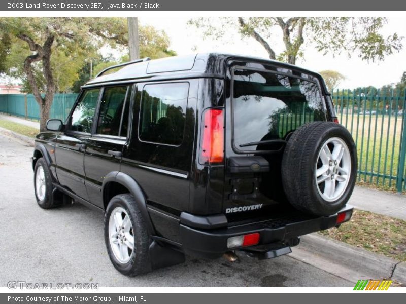 Java Black / Black 2003 Land Rover Discovery SE7