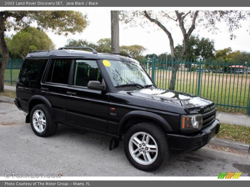 Java Black / Black 2003 Land Rover Discovery SE7