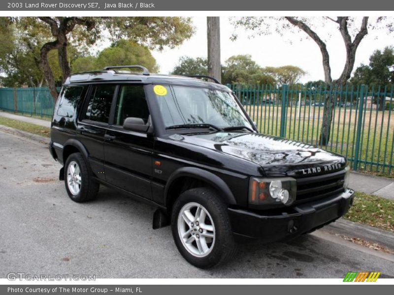Java Black / Black 2003 Land Rover Discovery SE7