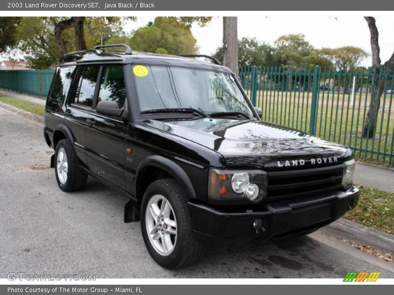 Java Black / Black 2003 Land Rover Discovery SE7