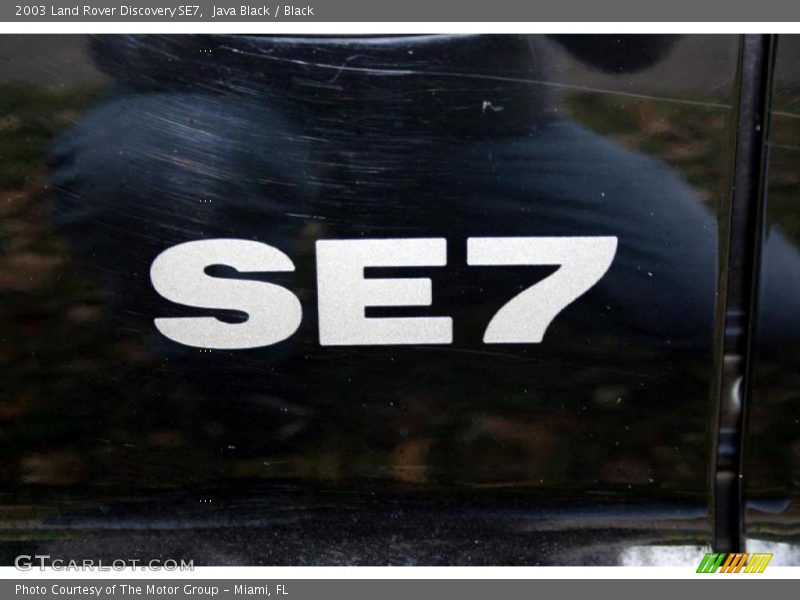 Java Black / Black 2003 Land Rover Discovery SE7