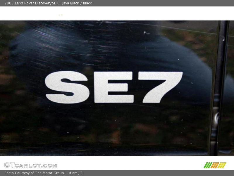 Java Black / Black 2003 Land Rover Discovery SE7