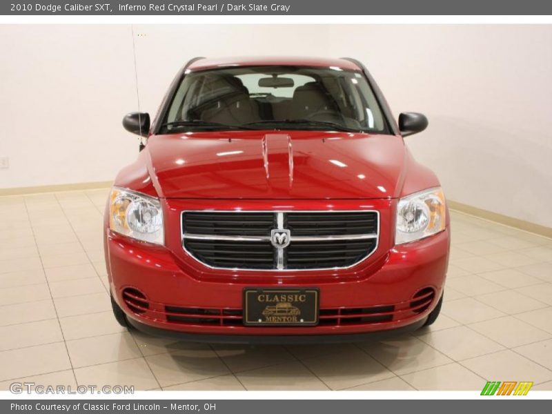 Inferno Red Crystal Pearl / Dark Slate Gray 2010 Dodge Caliber SXT