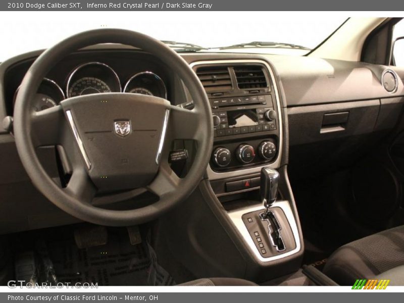 Inferno Red Crystal Pearl / Dark Slate Gray 2010 Dodge Caliber SXT