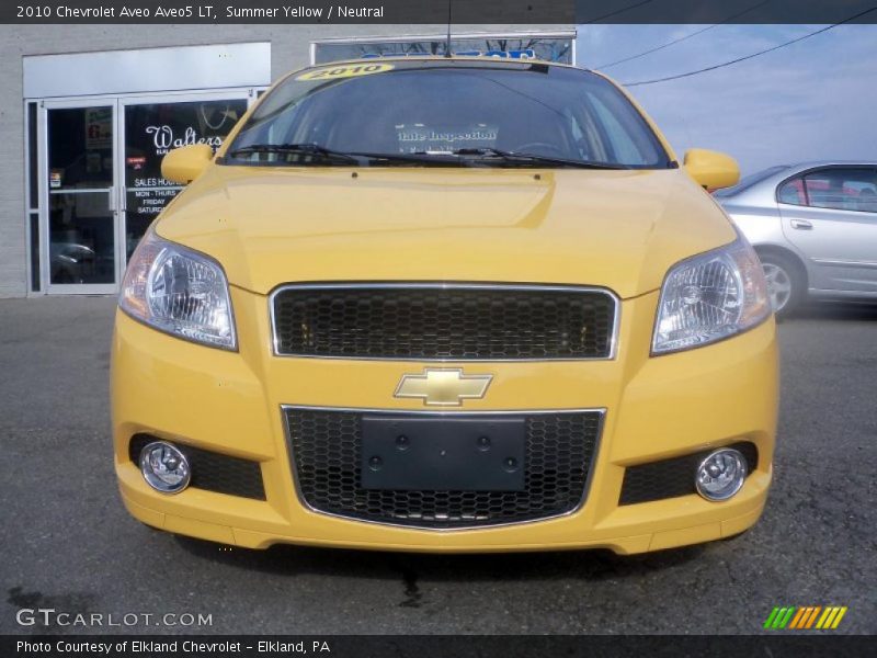Summer Yellow / Neutral 2010 Chevrolet Aveo Aveo5 LT
