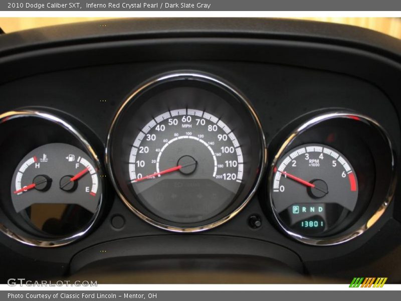 Inferno Red Crystal Pearl / Dark Slate Gray 2010 Dodge Caliber SXT