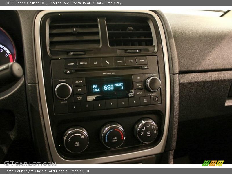 Inferno Red Crystal Pearl / Dark Slate Gray 2010 Dodge Caliber SXT