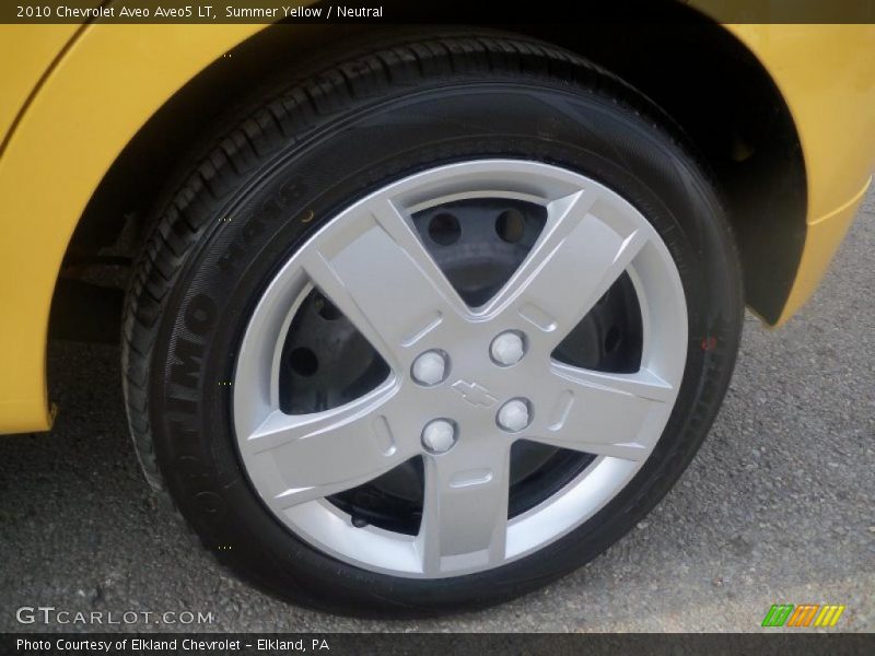 Summer Yellow / Neutral 2010 Chevrolet Aveo Aveo5 LT