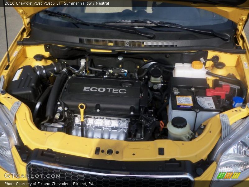 Summer Yellow / Neutral 2010 Chevrolet Aveo Aveo5 LT