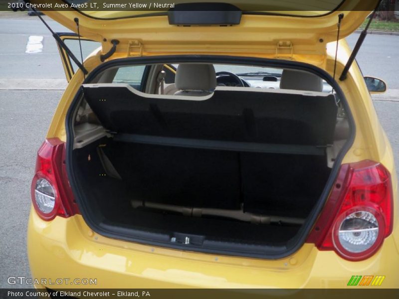 Summer Yellow / Neutral 2010 Chevrolet Aveo Aveo5 LT